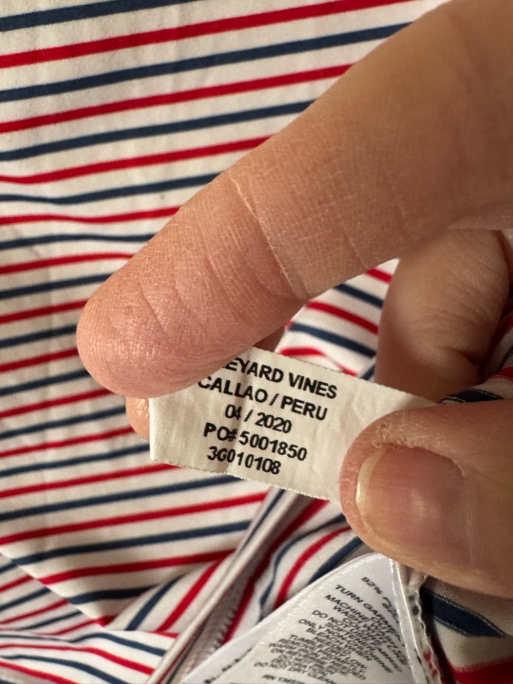 Vineyard Vines Red White and Blue Sankaty Polo Shirt Kids - Picture 6 of 8